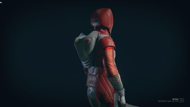 Bloody Pirate Mantis armor для Starfield