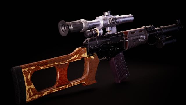 Old Earth Hunting Rifle Retexture for Starfield