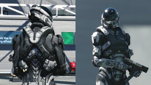 HyperGuardian Mass Effect armor - Standalone for Starfield