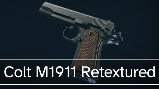 Colt 1911 Retextured