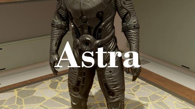 All Dark Black Starborn Spacesuit (M-F) для Starfield