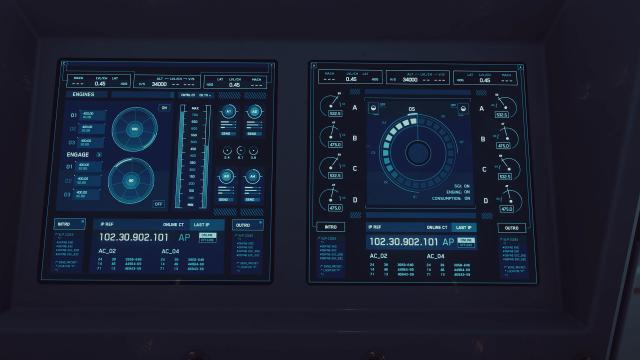 High-Res Ship Interiors для Starfield