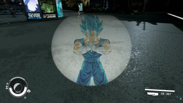 Vegito Blue Flashlight для Starfield