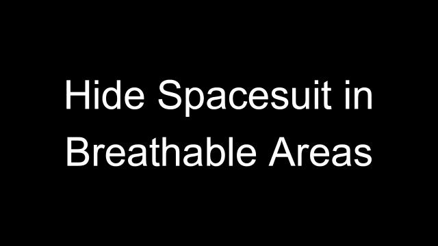 Hide Spacesuit in Breathable Areas для Starfield
