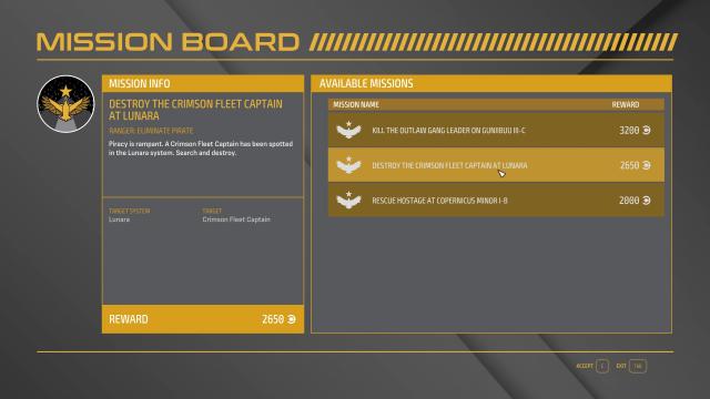 Easy Read Dark UI - Mission Boards for Starfield