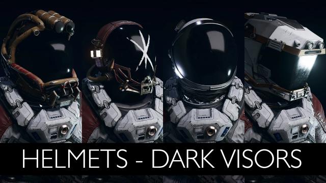 Space Helmets - Dark Visors by Xtudo