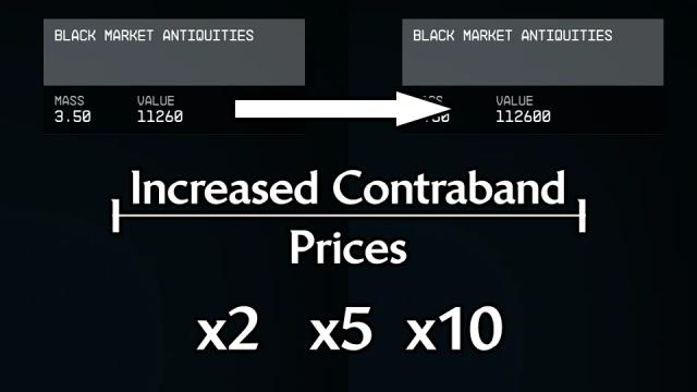 Increased Contraband Prices - x2 x5 x10