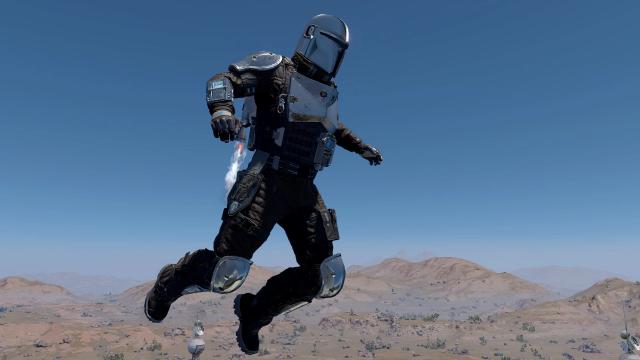 The Mandalorians Helmet and Jetpack for Starfield
