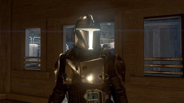 The Mandalorians Helmet and Jetpack for Starfield