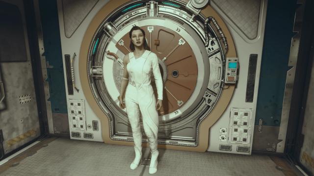 White Outfit for Andreja для Starfield