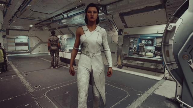 White Outfit for Andreja для Starfield