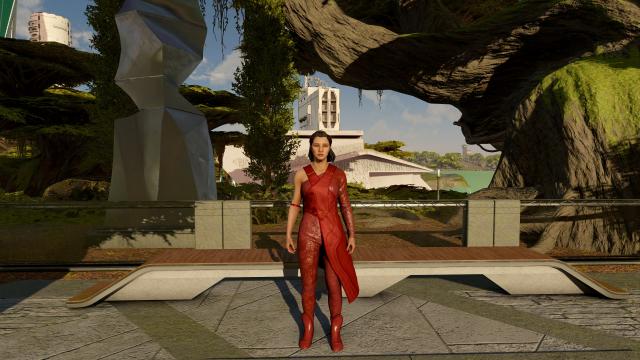 Andreja's Crimson Dress для Starfield