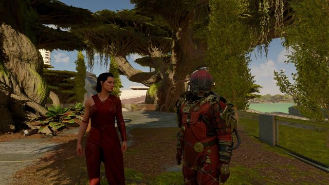 Andreja's Crimson Dress для Starfield