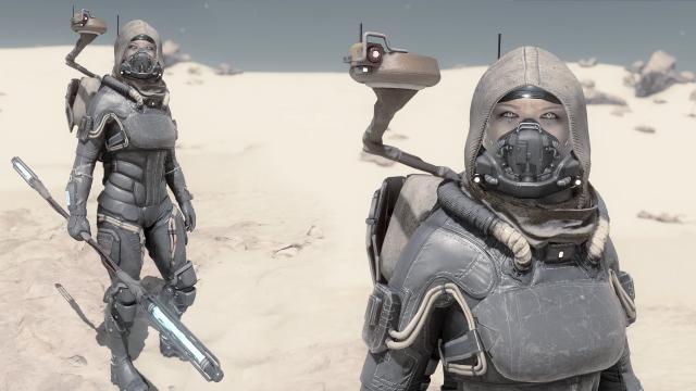 Nomad Spacesuit and Weapons для Starfield