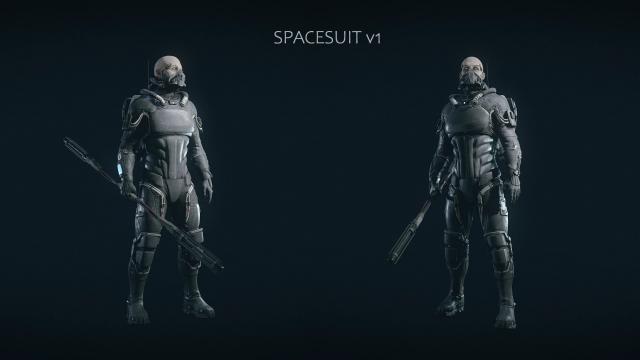 Nomad Spacesuit and Weapons для Starfield