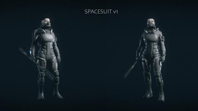 Nomad Spacesuit and Weapons для Starfield