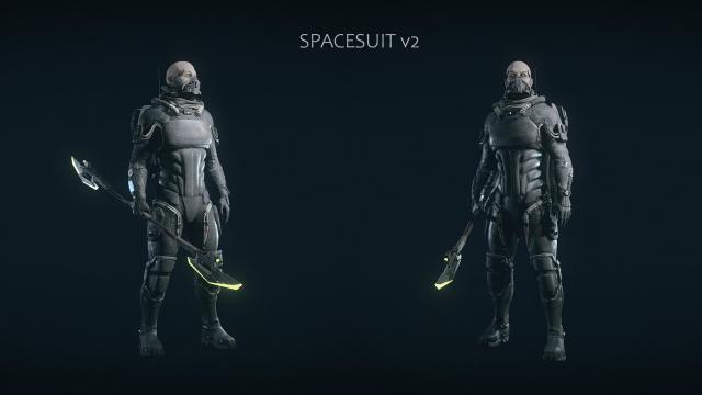 Nomad Spacesuit and Weapons для Starfield