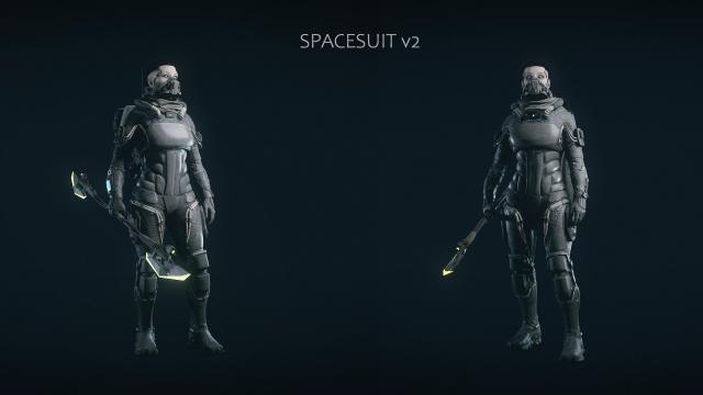 Nomad Spacesuit and Weapons для Starfield