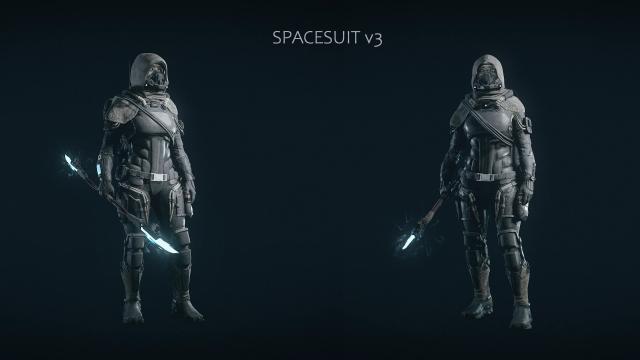 Nomad Spacesuit and Weapons для Starfield