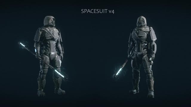 Nomad Spacesuit and Weapons для Starfield