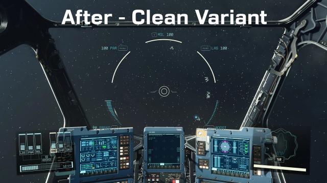 Spicy Clean Ship HUD for Starfield