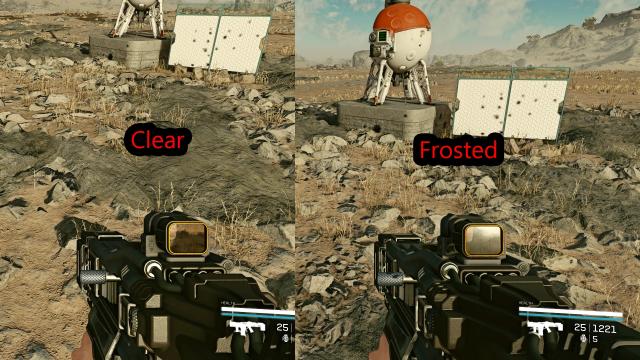 Real Clear Glass for Reflex Sights for Starfield