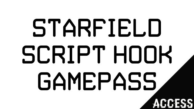 Starfield Script Hook (SFSH) - GamePass for Starfield