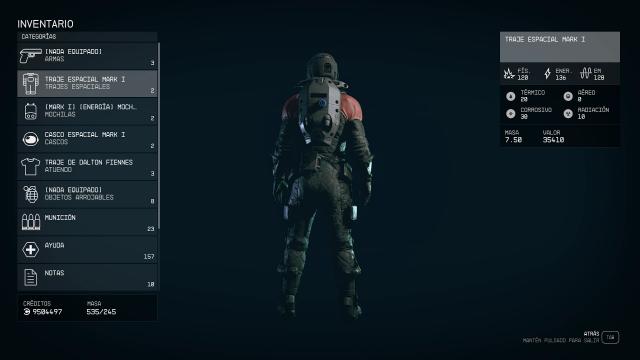 Dark Mark 1 Spacesuit для Starfield