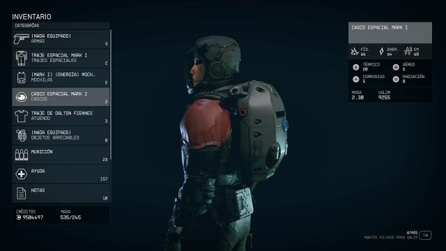 Dark Mark 1 Spacesuit для Starfield