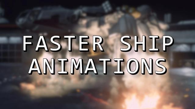 Faster Ship Animations - Taking Off - Landing - Docking для Starfield