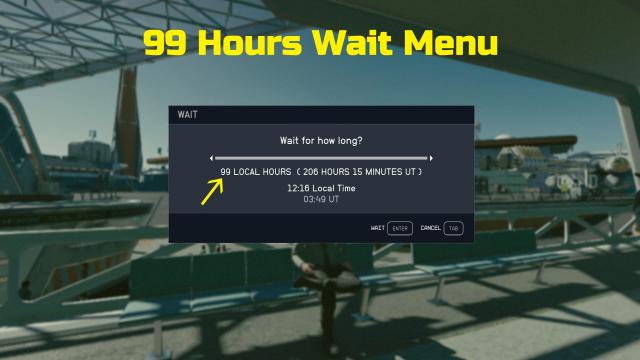 99 Hours Wait Menu