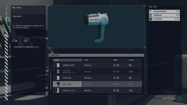 Craftable Ammo and Utilities for Starfield