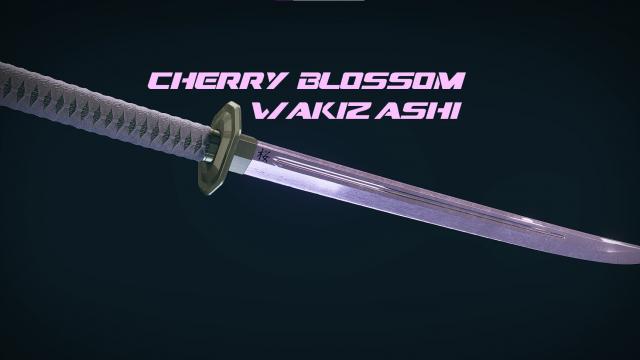Cherry Blossom Wakizashi for Starfield