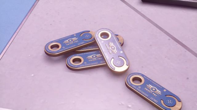 Fallout Themed Credit Sticks (Vault-Tec and Nuka-Cola) for Starfield