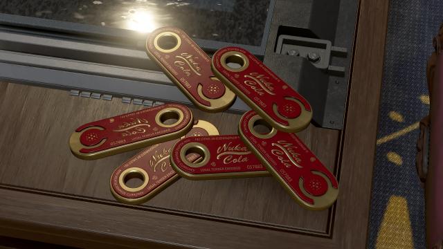 Fallout Themed Credit Sticks (Vault-Tec and Nuka-Cola) for Starfield