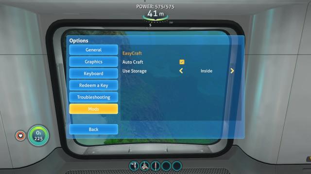 EasyCraft для Subnautica