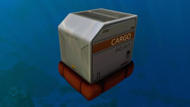 Floating Cargo Crate for Subnautica