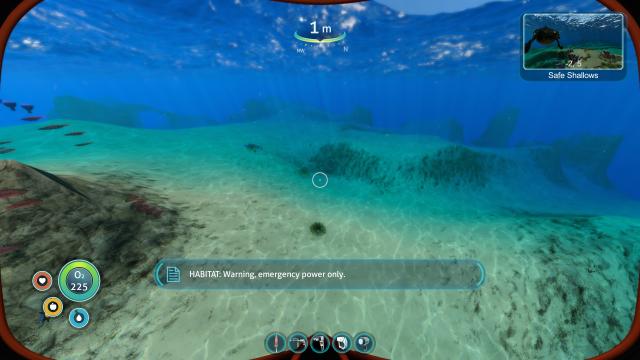 Индикатор биома / BiomeHUDIndicator для Subnautica