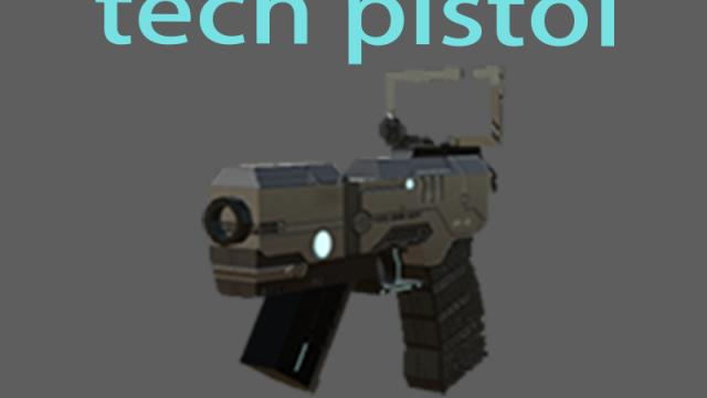 Tech Pistol для Subnautica