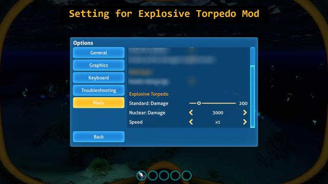 Улучшенные Торпеды / Explosive Torpedo для Subnautica