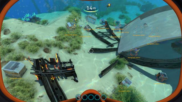 Debris Recycling for Subnautica