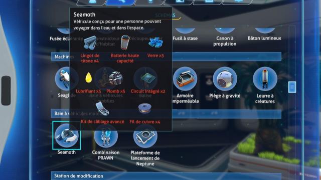 Realistic recipes and increased difficulty for Subnautica