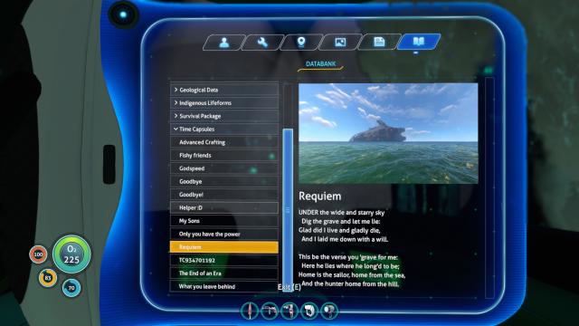 Time Capsule Scanner for Subnautica