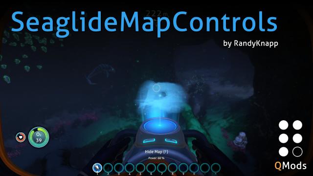 Seaglide Map Controls for Subnautica
