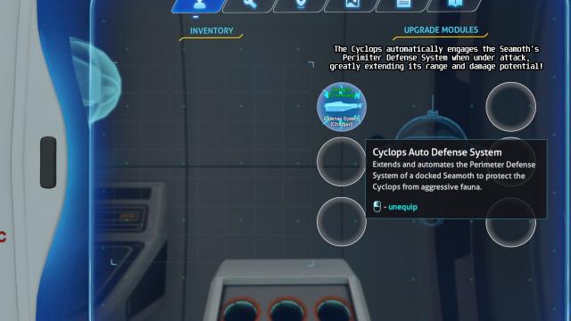 Cyclops Auto Zappers for Subnautica