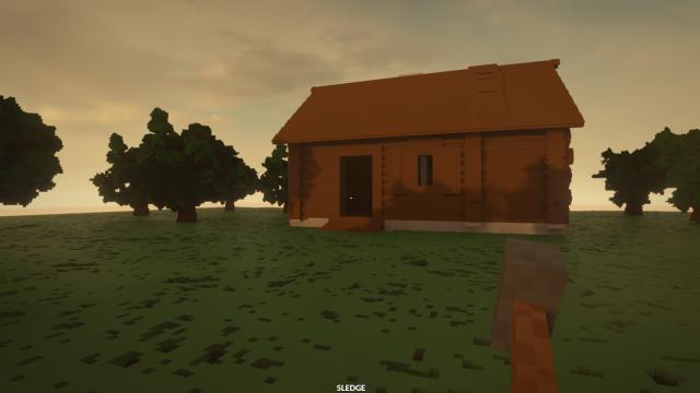 Cabin With Some Trees Map for Teardown