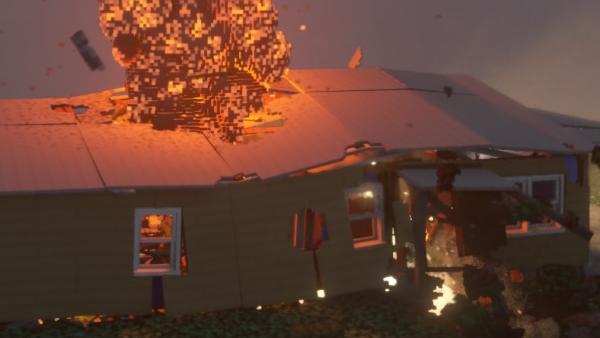 Semi-Realistic Destructible House