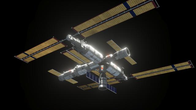 Tiangong Space Station for Teardown