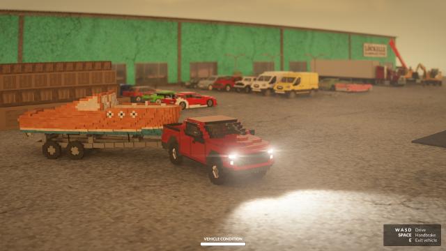 Test Map (With Boat Trailer, Dynamic Structures, and Vehicles) for Teardown