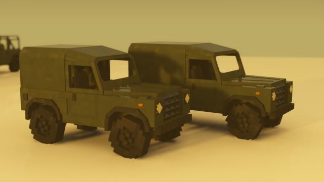 [GRISHYCH] British Army Land Rover Wolf для Teardown